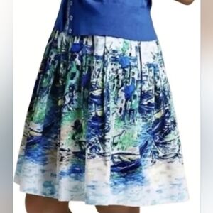 TALBOTS Venice Italy Skirt Size Medium